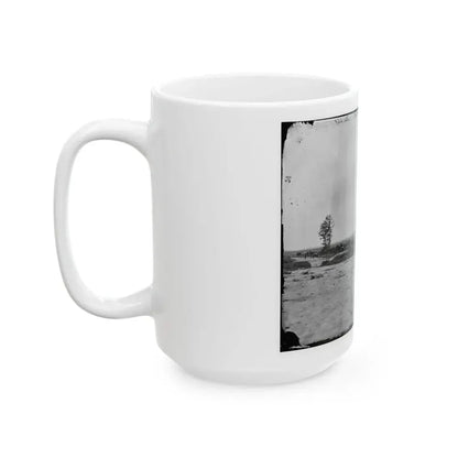 Arlington, Virginia. Light Battery At Fort Whipple (U.S. Civil War) White Coffee Mug - Go Mug Yourself