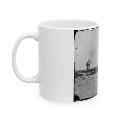Arlington, Virginia. Light Battery At Fort Whipple (U.S. Civil War) White Coffee Mug - Go Mug Yourself