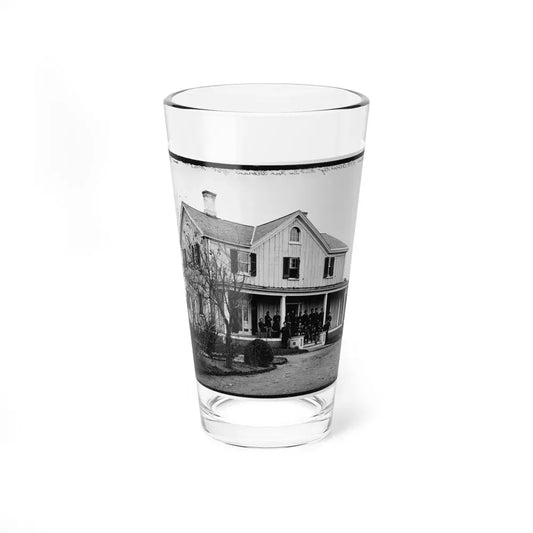 Arlington, Virginia. Officers' Of 107th U.S. Colored Infantry At Fort Corcoran (U.S. Civil War) Pint Glass 16oz 16oz - Go Mug Yourself
