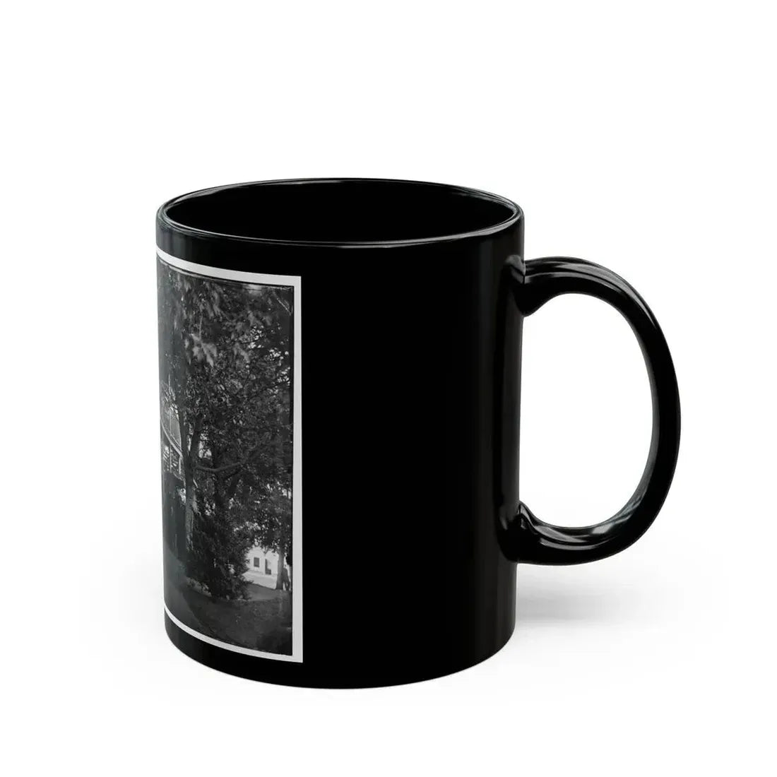 Arlington, Virginia. Officers Of 2d New York Heavy Artillery, At Fort C.F. Smith (U.S. Civil War) Black Coffee Mug - Go Mug Yourself