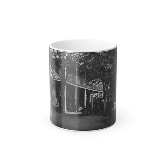 Arlington, Virginia. Officers of 2D New York Heavy Artillery, at Fort C.F. Smith (U.S. Civil War) Color Changing Coffee Mug 11oz Default Title - Go Mug Yourself