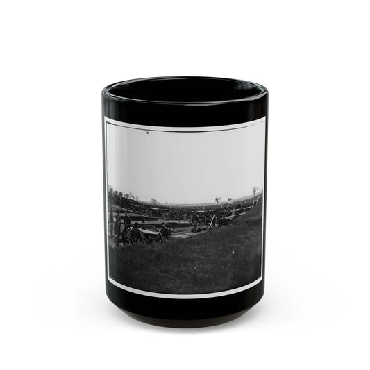 Arlington, Virginia. Batteries In Fort No. 2 Fort Whipple (U.S. Civil War) Black Coffee Mug-15oz-Go Mug Yourself