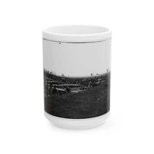 Arlington, Virginia. Batteries In Fort No. 2 Fort Whipple (U.S. Civil War) White Coffee Mug-15oz-Go Mug Yourself