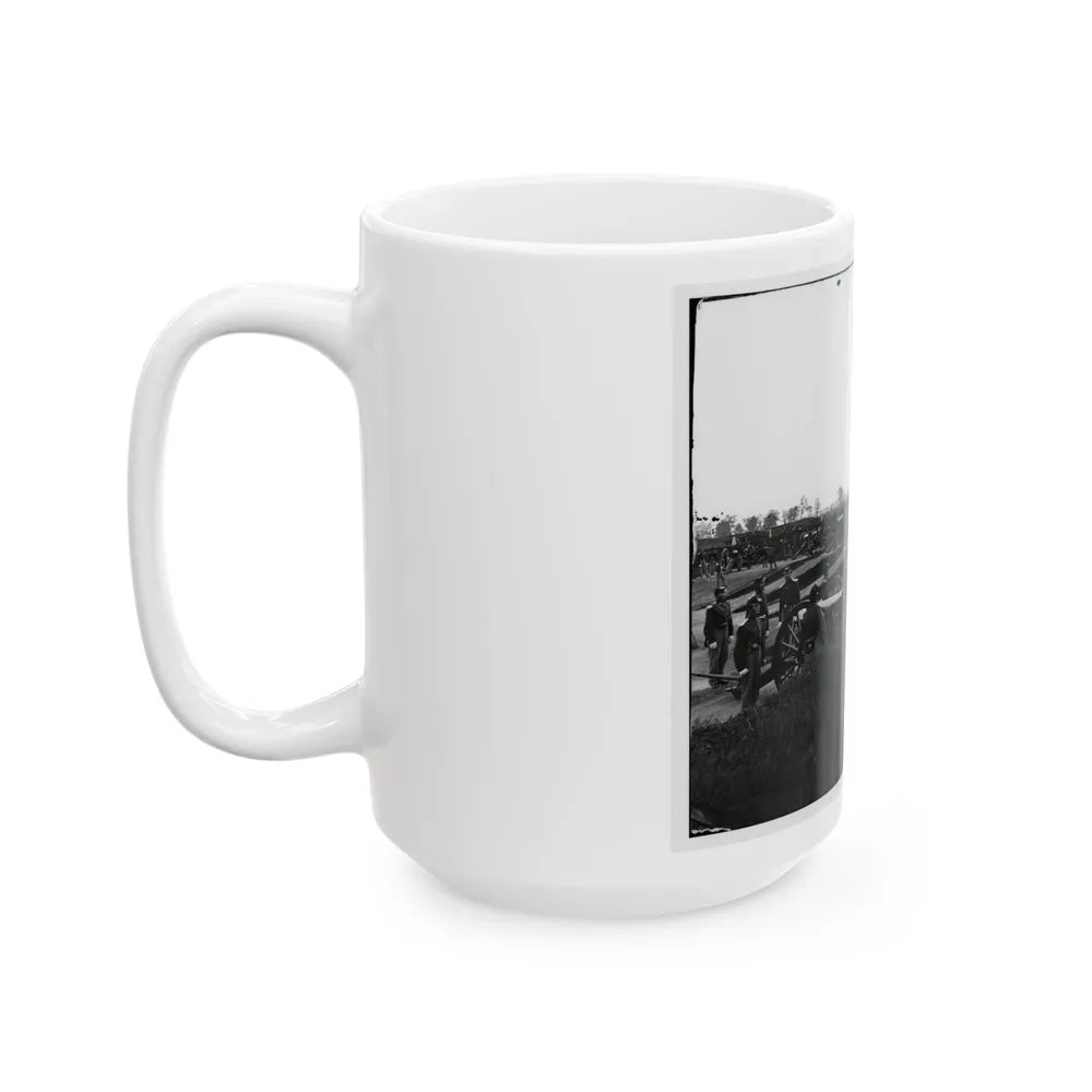 Arlington, Virginia. Batteries In Fort No. 2 Fort Whipple (U.S. Civil War) White Coffee Mug-Go Mug Yourself