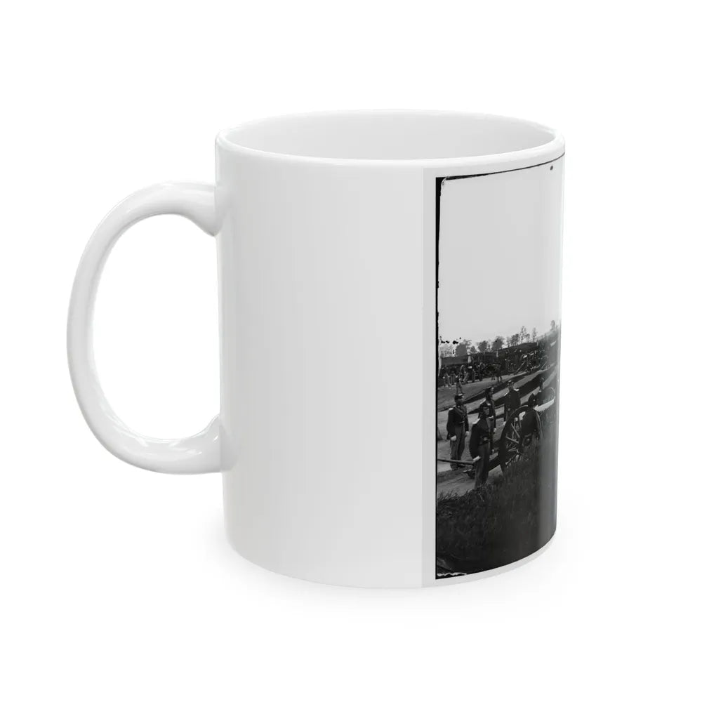 Arlington, Virginia. Batteries In Fort No. 2 Fort Whipple (U.S. Civil War) White Coffee Mug-Go Mug Yourself