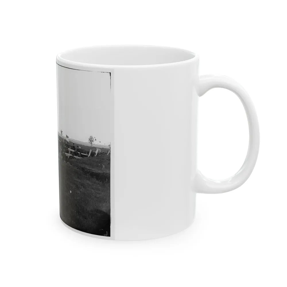 Arlington, Virginia. Batteries In Fort No. 2 Fort Whipple (U.S. Civil War) White Coffee Mug-Go Mug Yourself