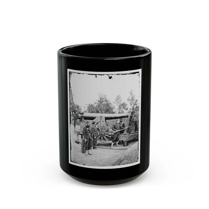 Arlington, Virginia. Big Gun At Fort Woodbury (U.S. Civil War) Black Coffee Mug-15oz-Go Mug Yourself