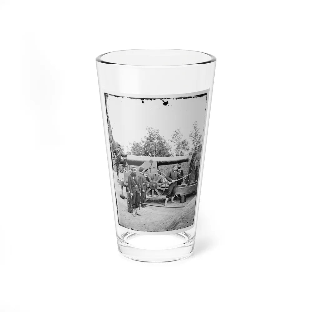 Arlington, Virginia. Big Gun At Fort Woodbury (U.S. Civil War) Pint Glass 16oz-16oz-Go Mug Yourself