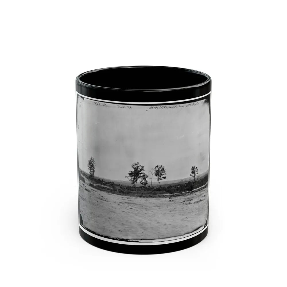 Arlington, Virginia. Light Battery At Fort Whipple (U.S. Civil War) Black Coffee Mug-11oz-Go Mug Yourself