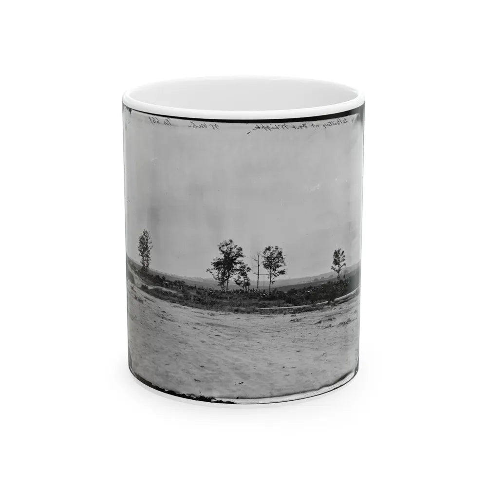 Arlington, Virginia. Light Battery At Fort Whipple (U.S. Civil War) White Coffee Mug-11oz-Go Mug Yourself