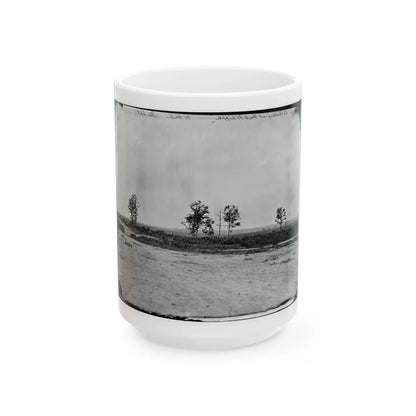 Arlington, Virginia. Light Battery At Fort Whipple (U.S. Civil War) White Coffee Mug-15oz-Go Mug Yourself