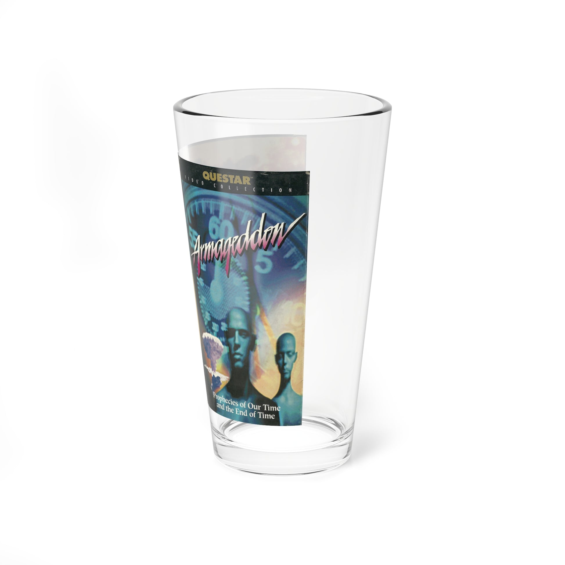 ARMAGEDDON (VHS COVER) Pint Glass 16oz-Go Mug Yourself