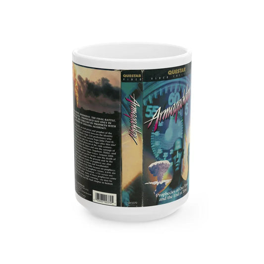 ARMAGEDDON (VHS COVER) - White Coffee Mug-15oz-Go Mug Yourself