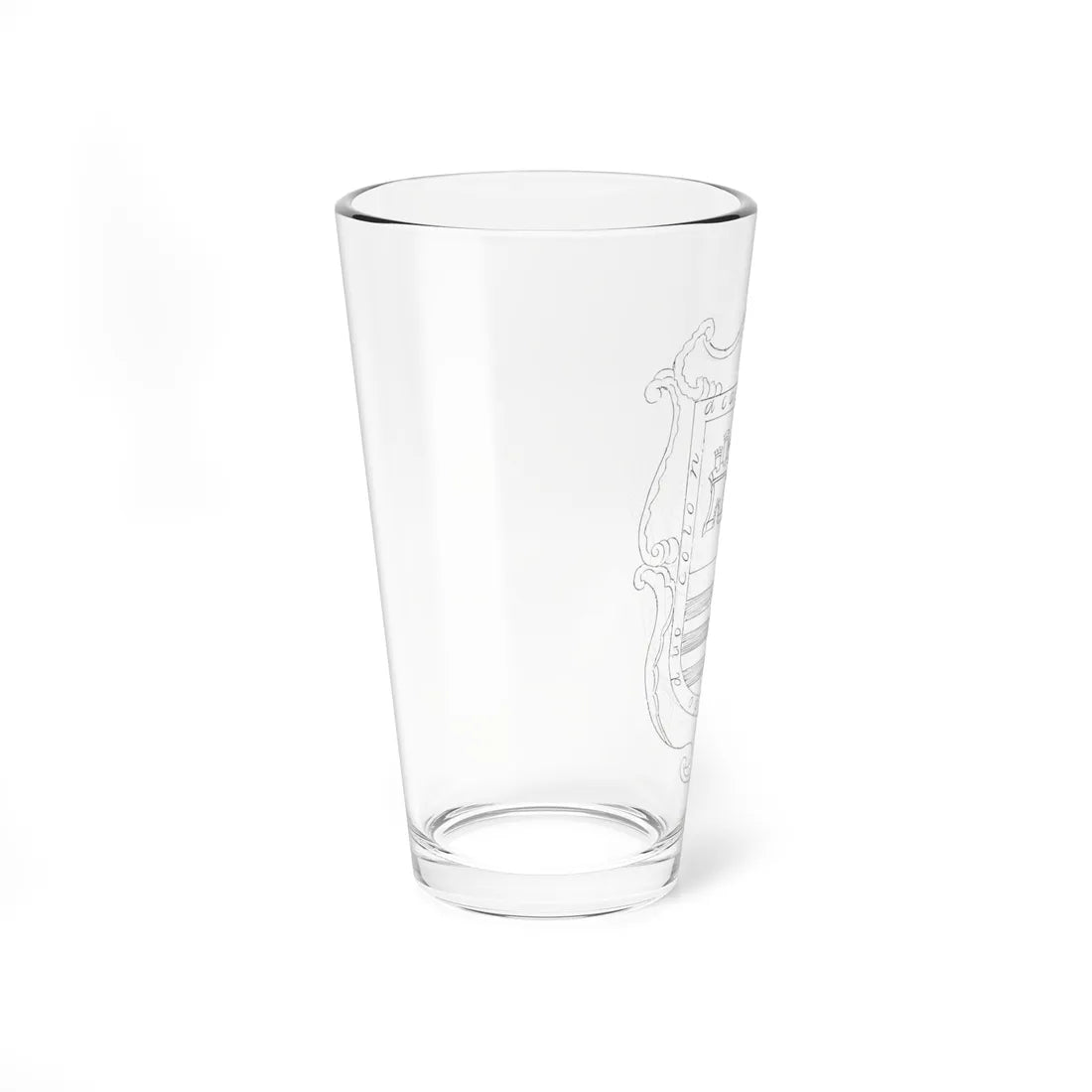 Armas de Cristobal Colon 1767 (Costa Rica) (Coat of Arms) Pint Glass 16oz - Go Mug Yourself