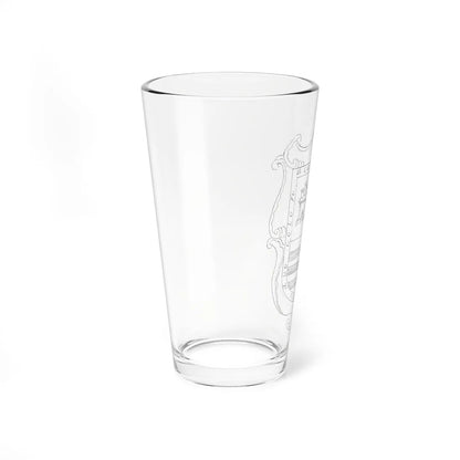 Armas de Cristobal Colon 1767 (Costa Rica) (Coat of Arms) Pint Glass 16oz - Go Mug Yourself