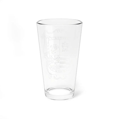 Armas de Cristobal Colon 1767 (Costa Rica) (Coat of Arms) Pint Glass 16oz - Go Mug Yourself