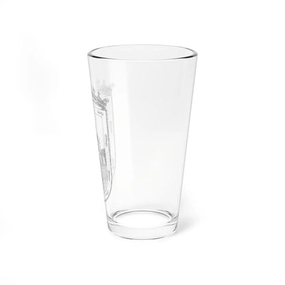 Armas de la ciudad de Mexico 1767 (Costa Rica) (Coat of Arms) Pint Glass 16oz - Go Mug Yourself
