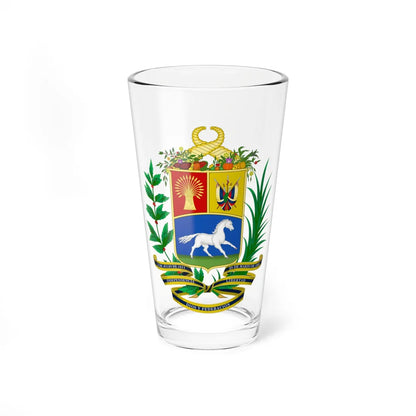 Armas de la República de Venezuela 1863 1905 (Venezuela) (Coat of Arms) Pint Glass 16oz 16oz - Go Mug Yourself