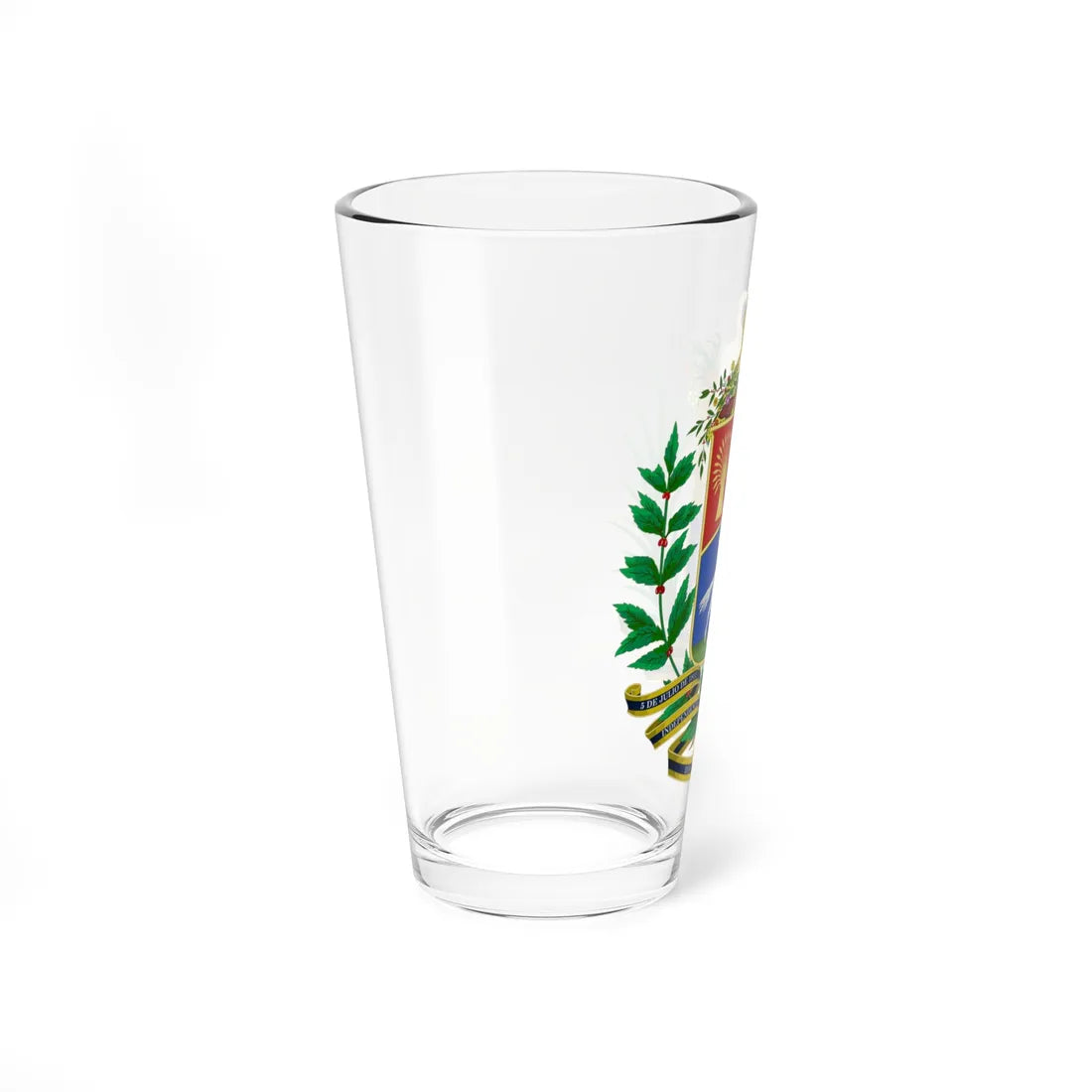 Armas de la República de Venezuela 1863 1905 (Venezuela) (Coat of Arms) Pint Glass 16oz - Go Mug Yourself