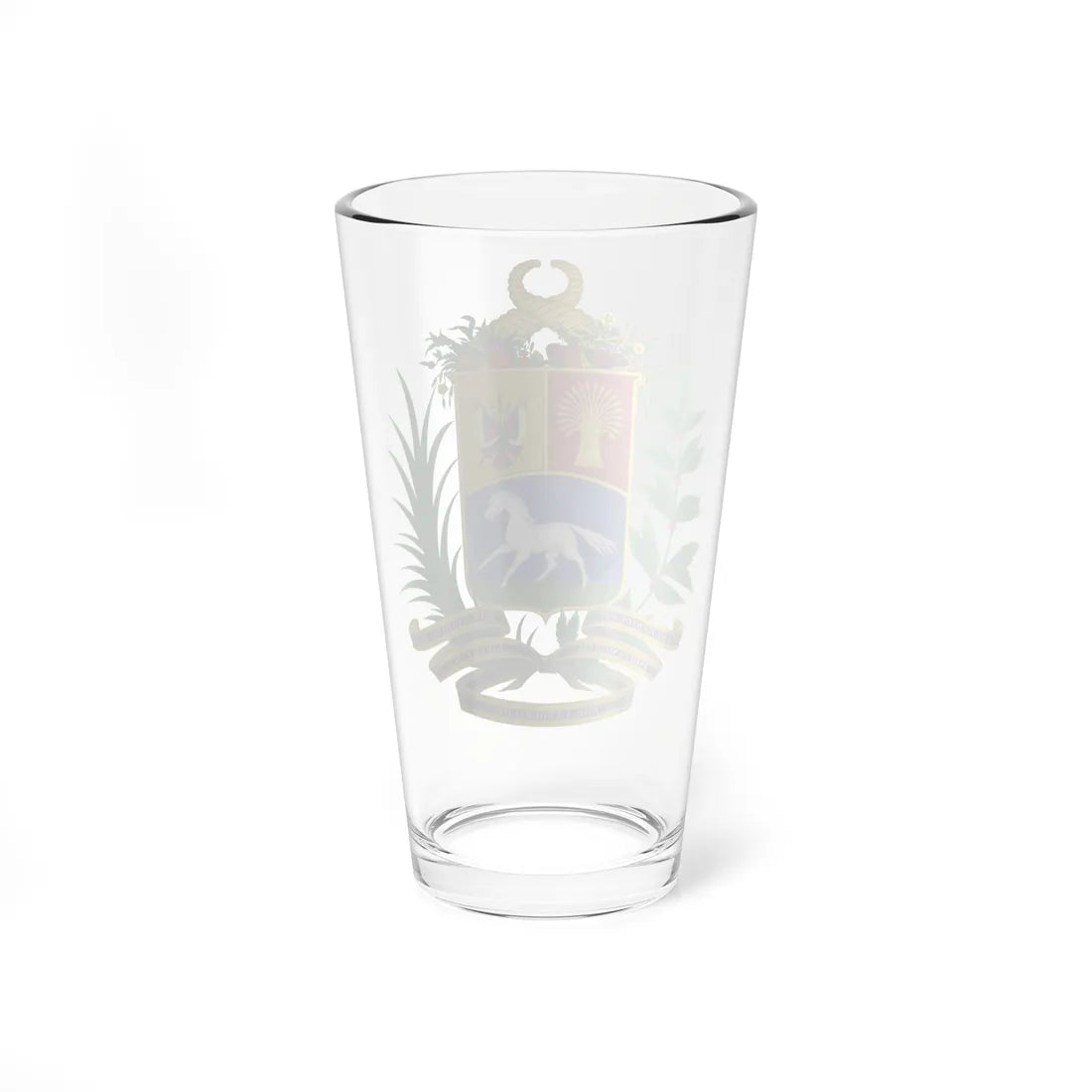 Armas de la República de Venezuela 1863 1905 (Venezuela) (Coat of Arms) Pint Glass 16oz - Go Mug Yourself