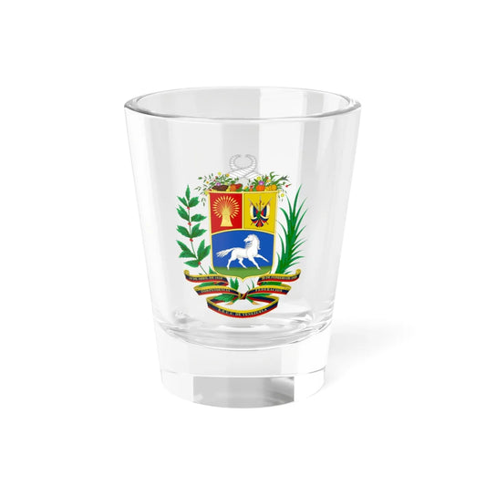 Armas de los Estados Unidos de Venezuela 1930-1954 (Venezuela) (Coat of Arms) Shot Glass 1.5oz 1.5oz - Go Mug Yourself