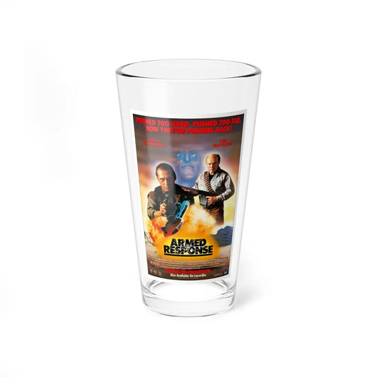 ARMED RESPONSE 1986 Movie Poster - Pint Glass 16oz-16oz-Go Mug Yourself