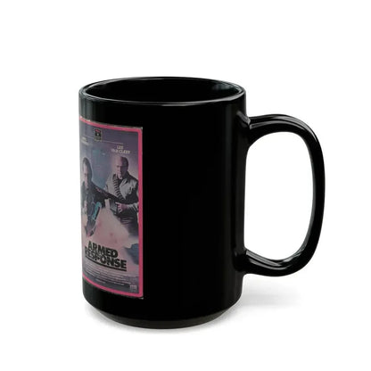 ARMED RESPONSE (VHS COVER) - Black Coffee Mug - Go Mug Yourself