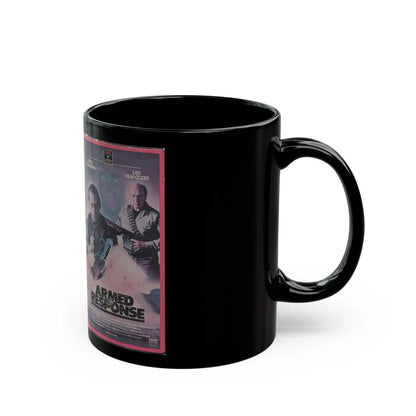 ARMED RESPONSE (VHS COVER) - Black Coffee Mug-Go Mug Yourself