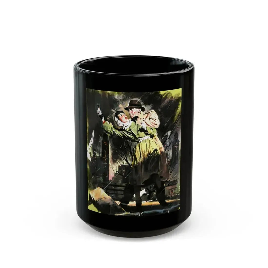 Armed with a Hammer, 1950 - Black Coffee Mug 15oz - Go Mug Yourself