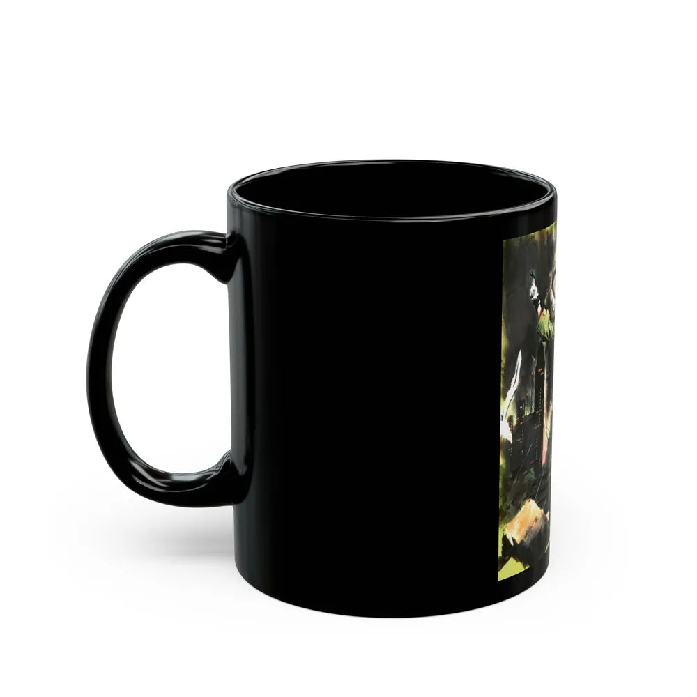 Armed with a Hammer, 1950 - Black Coffee Mug-Go Mug Yourself