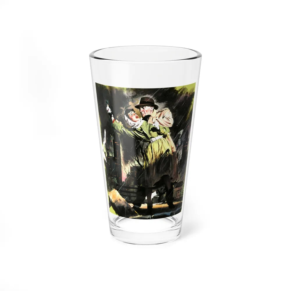 Armed with a Hammer, 1950 (Magazine Illustration) Pint Glass 16oz-16oz-Go Mug Yourself