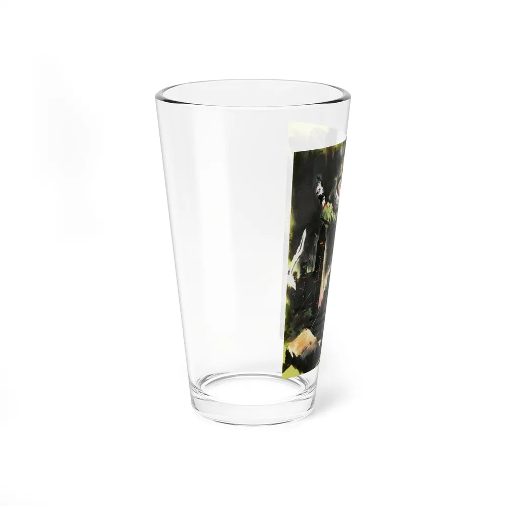 Armed with a Hammer, 1950 (Magazine Illustration) Pint Glass 16oz-Go Mug Yourself