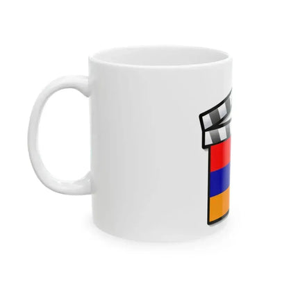 Armenia film clapperboard (Armenia) White Coffee Mug - Go Mug Yourself