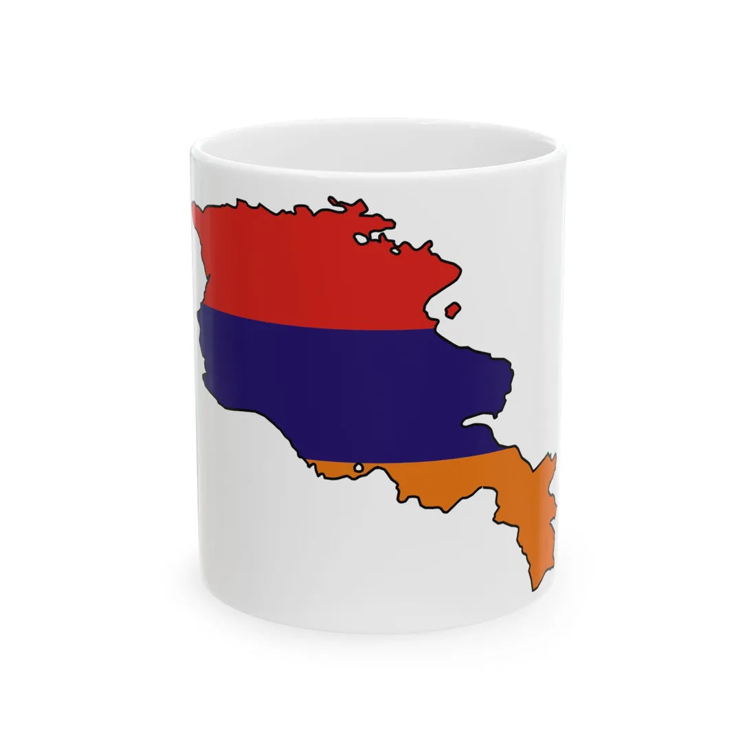 Armenia-geo-stub icon (Armenia) White Coffee Mug 11oz - Go Mug Yourself