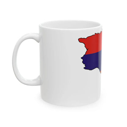 Armenia-geo-stub icon (Armenia) White Coffee Mug - Go Mug Yourself
