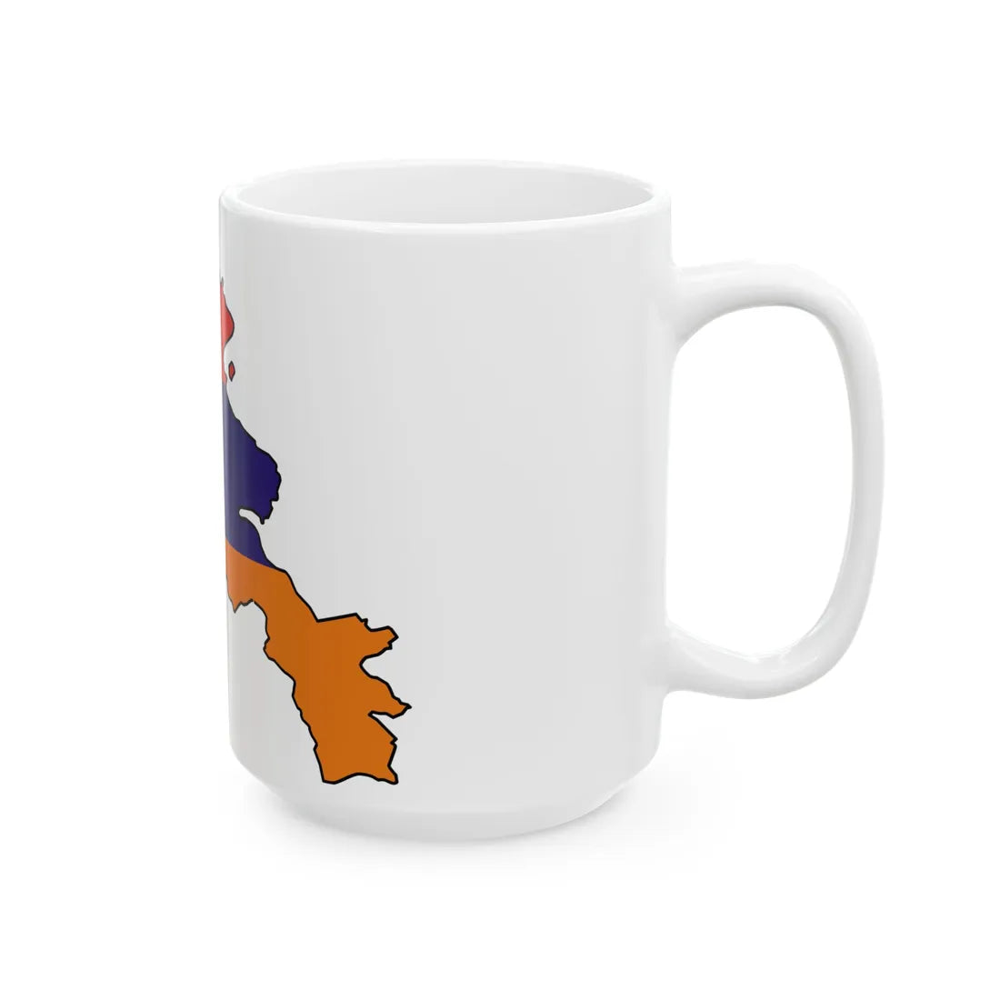 Armenia-geo-stub icon (Armenia) White Coffee Mug - Go Mug Yourself