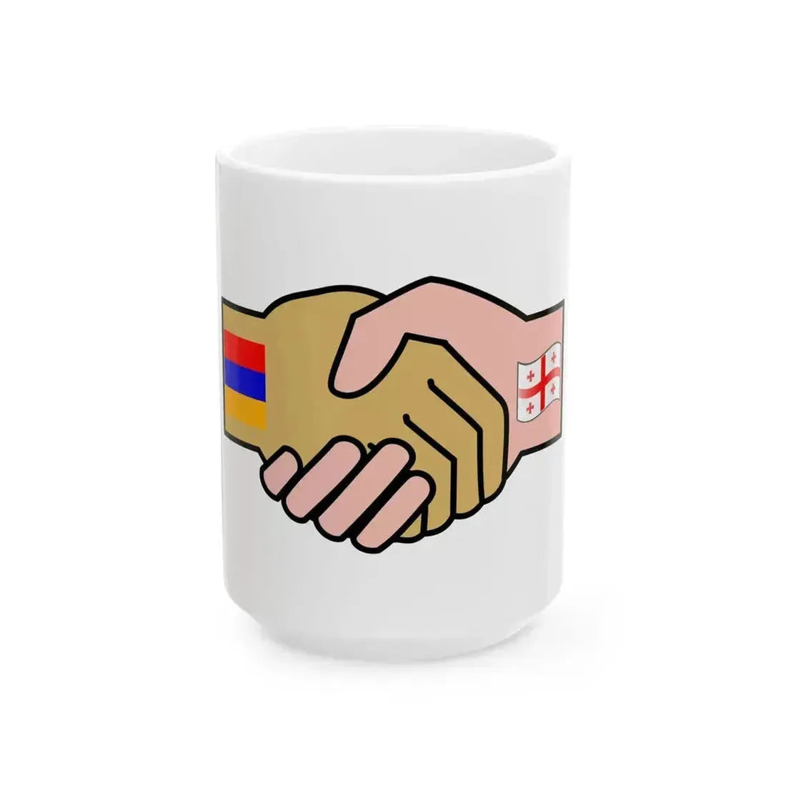 Armenia Georgia (Armenia) White Coffee Mug 15oz - Go Mug Yourself