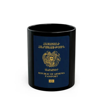 Armenia Passport - Black Coffee Mug 11oz - Go Mug Yourself
