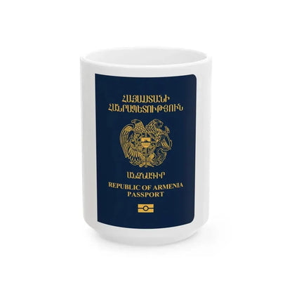 Armenia Passport - White Coffee Mug - Go Mug Yourself