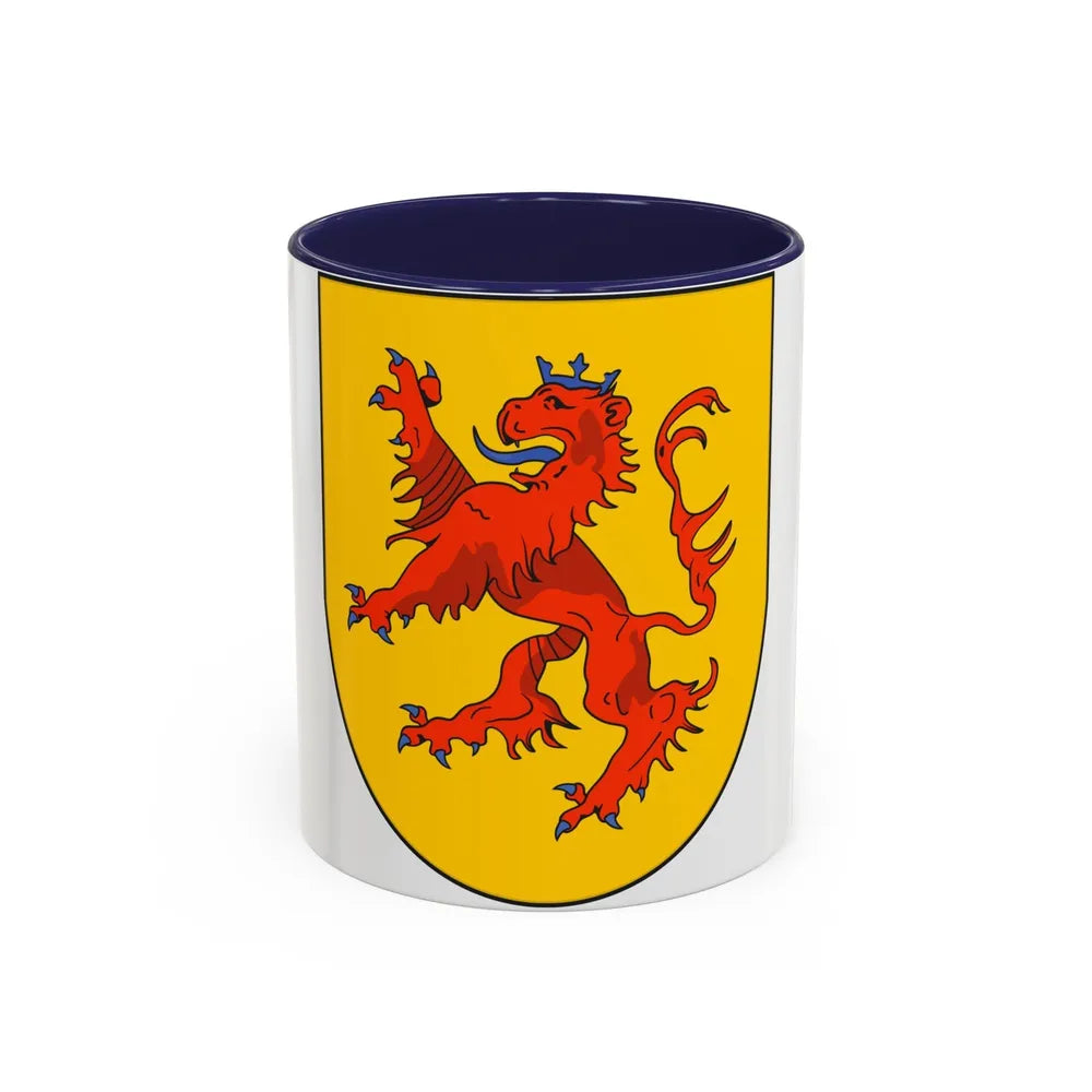 Armenian Kingdom of Cilicia - Accent Coffee Mug-11oz-Navy-Go Mug Yourself