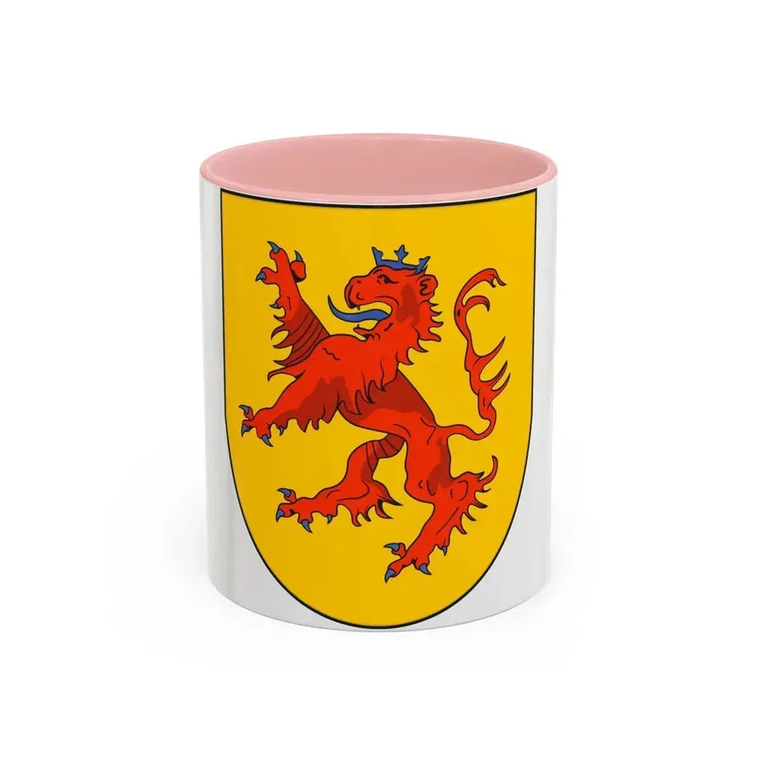 Armenian Kingdom of Cilicia - Accent Coffee Mug 11oz Pink - Go Mug Yourself