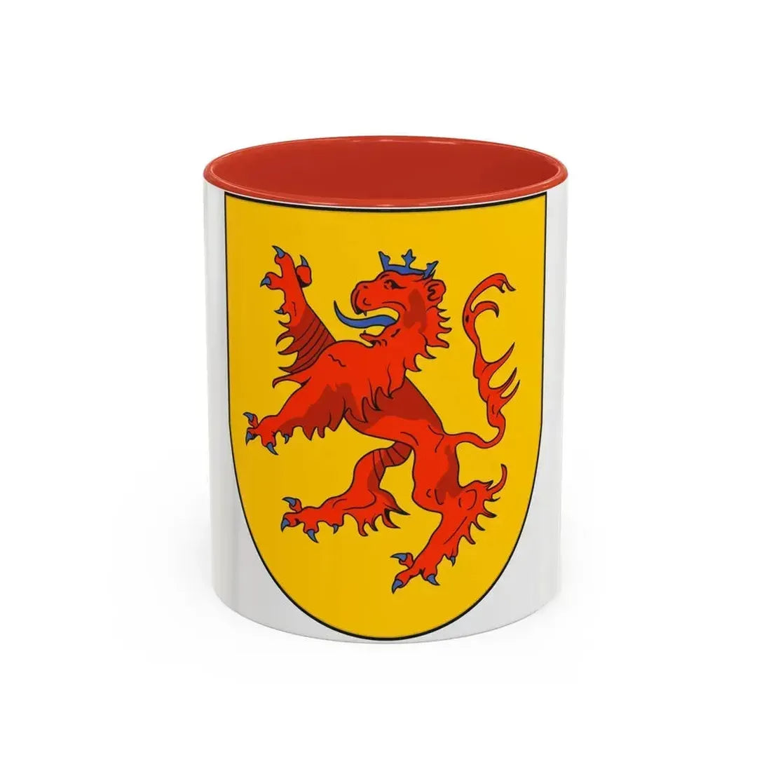 Armenian Kingdom of Cilicia - Accent Coffee Mug 11oz Red - Go Mug Yourself