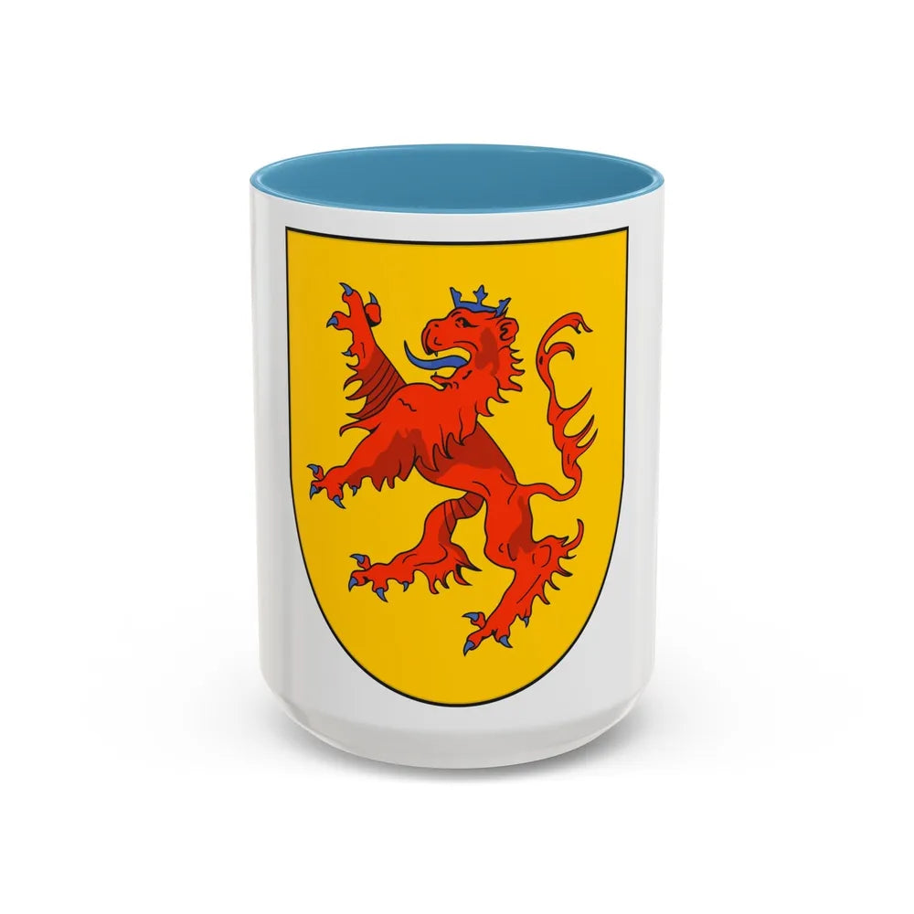 Armenian Kingdom of Cilicia - Accent Coffee Mug-15oz-Light Blue-Go Mug Yourself