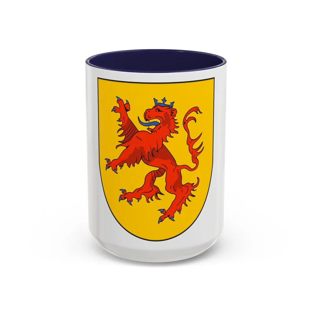 Armenian Kingdom of Cilicia - Accent Coffee Mug-15oz-Navy-Go Mug Yourself