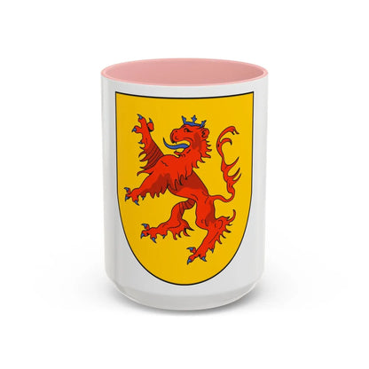 Armenian Kingdom of Cilicia - Accent Coffee Mug-15oz-Pink-Go Mug Yourself