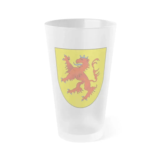 Armenian Kingdom of Cilicia - Frosted Pint Glass 16oz 16oz Frosted - Go Mug Yourself