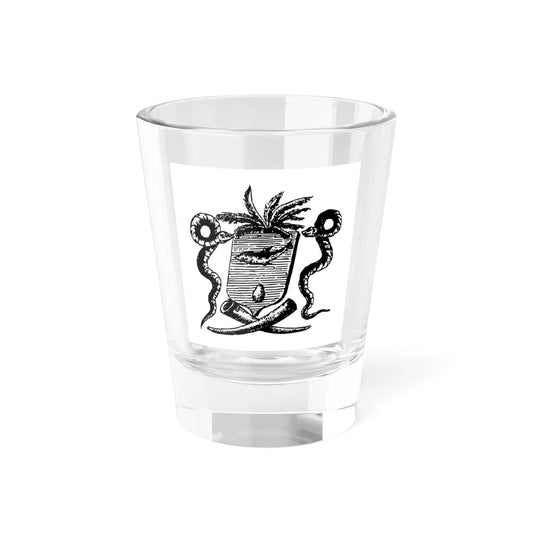 Armes de Behanzin (Benin) (Coat of Arms) Shot Glass 1.5oz 1.5oz - Go Mug Yourself