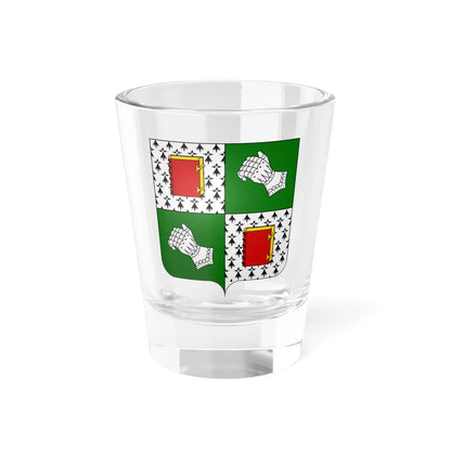 Armes de la famille Coart (Belgium) (Coat of Arms) Shot Glass 1.5oz 1.5oz - Go Mug Yourself