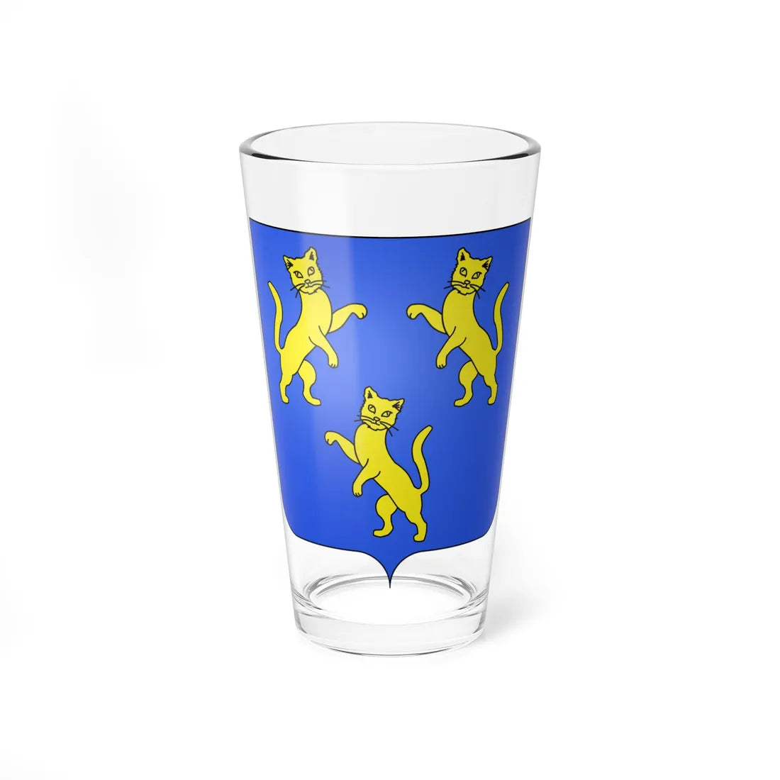 Armes de la famille de Caters (Belgium) (Coat of Arms) Pint Glass 16oz 16oz - Go Mug Yourself