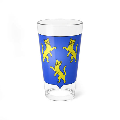 Armes de la famille de Caters (Belgium) (Coat of Arms) Pint Glass 16oz 16oz - Go Mug Yourself
